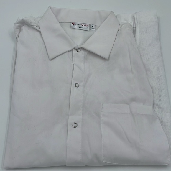 ChefWorks Utility Cook Shirt New Without Tags Size Medium - Picture 3 of 3